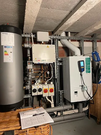 Central heating installation by Nut & Olive Plumbing